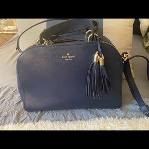 Kate Spade blue handbag with strap
